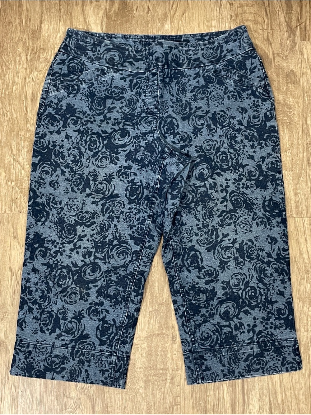 Westbound Blue Jean Capri Pants (12)